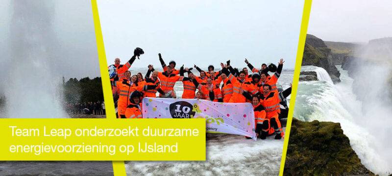 Team Leap onderzoekt duurzame energievoorziening op IJsland