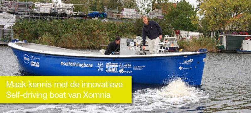 Maak kennis met de innovatieve Self-driving boat van Xomnia